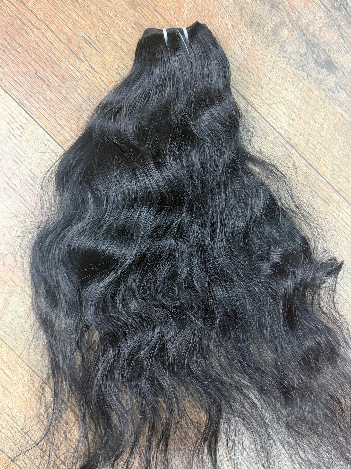 20” Raw Indian Natural Wave Jet Black SALE