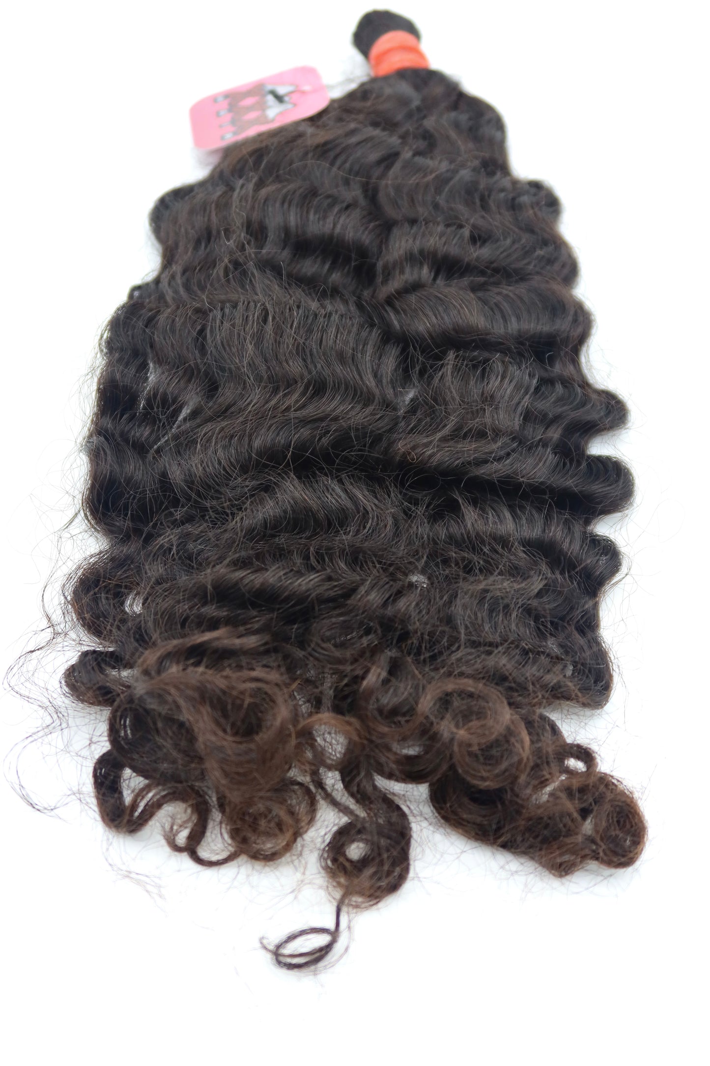 28” Burmese Curly Bulk Braiding Human Hair Bundle