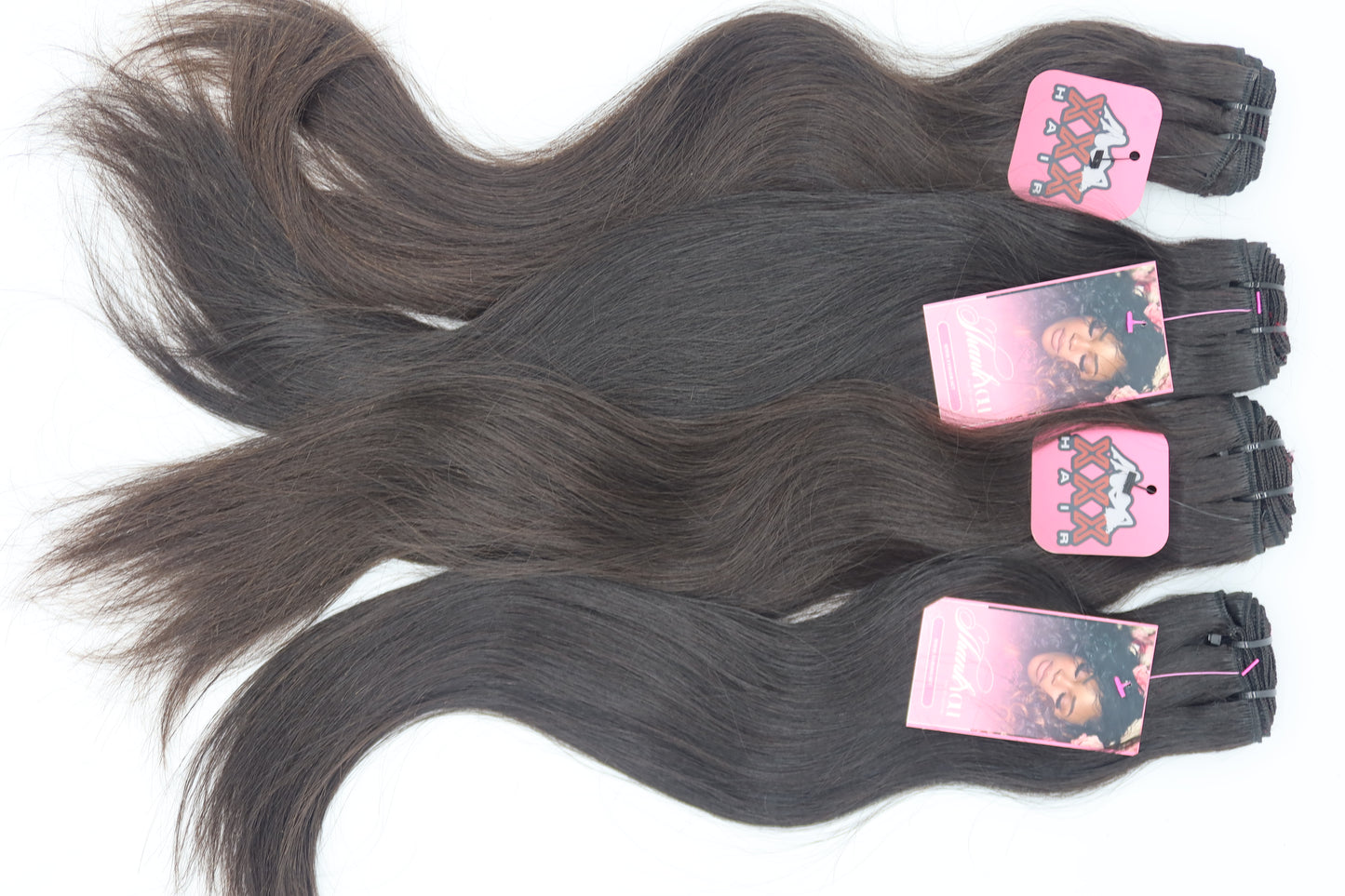 20” Raw Indian Straight Human Hair Bundle