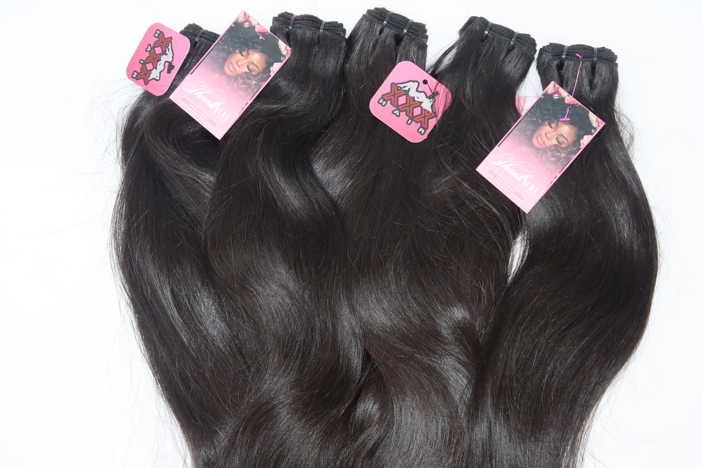 26” Raw Indian Straight Human Hair Bundle