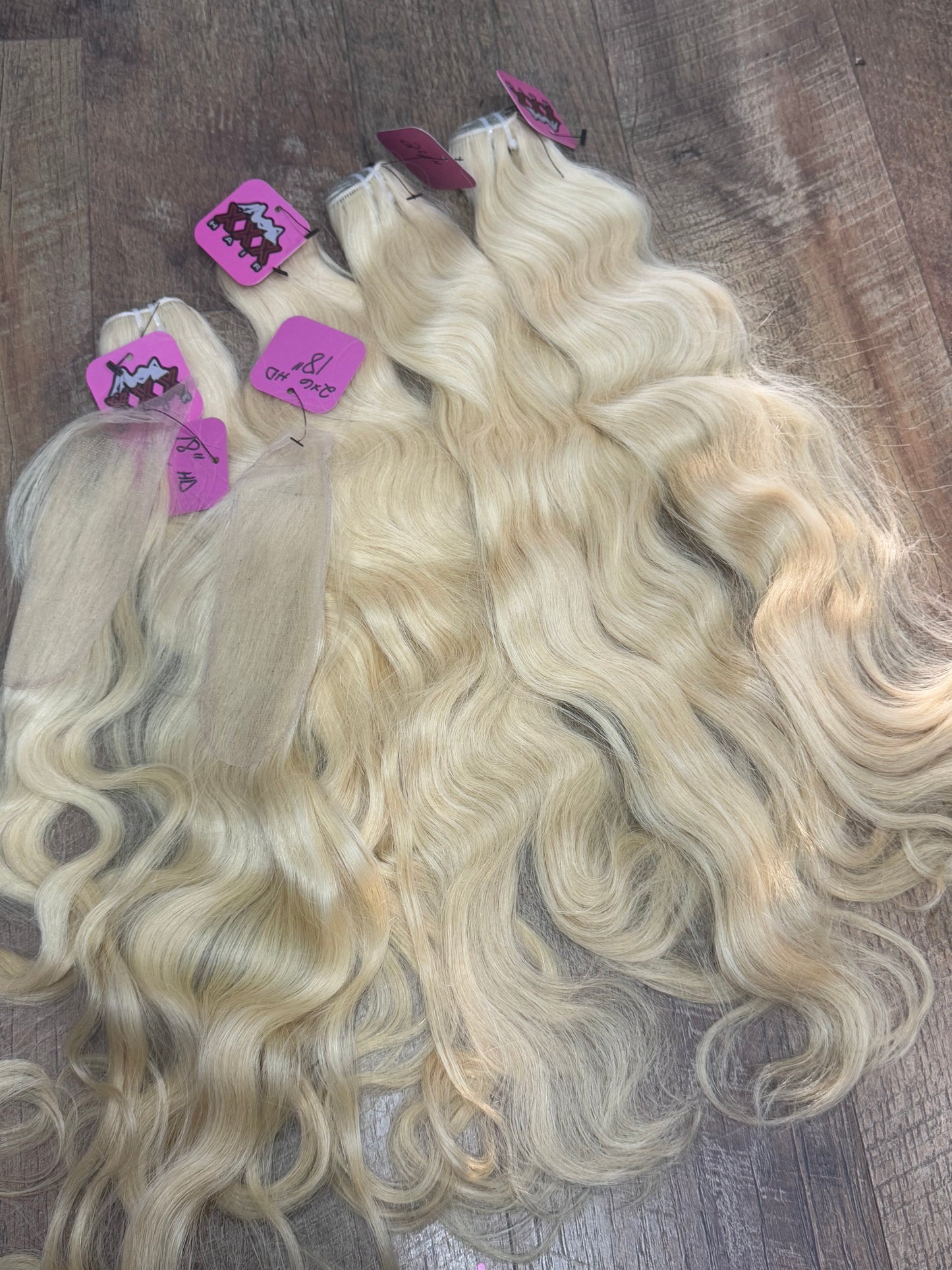 6pcs Raw Cambodian Blonde #613 Hair Bundles Wholesale Deal