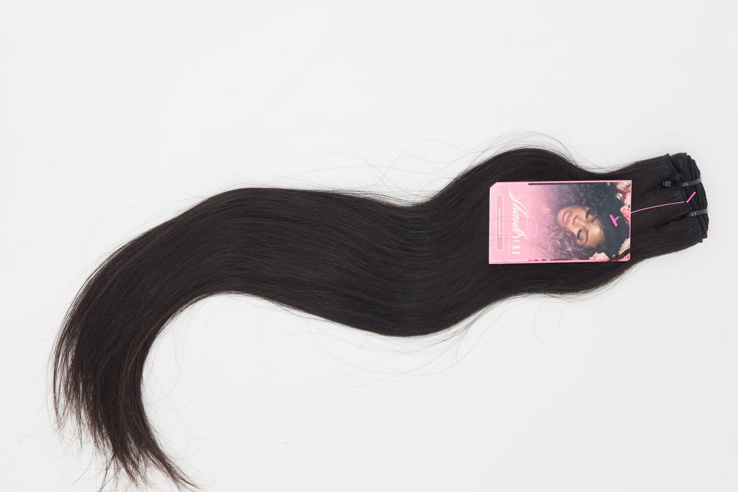 18” Raw Indian Straight Human Hair Bundle