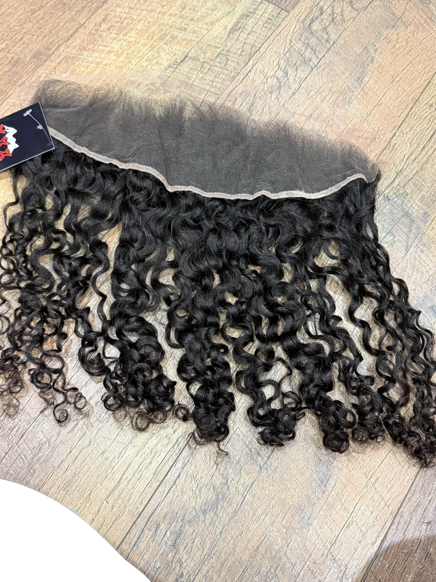 18” HD 13*4 Raw Burmese Curly Lace Frontal