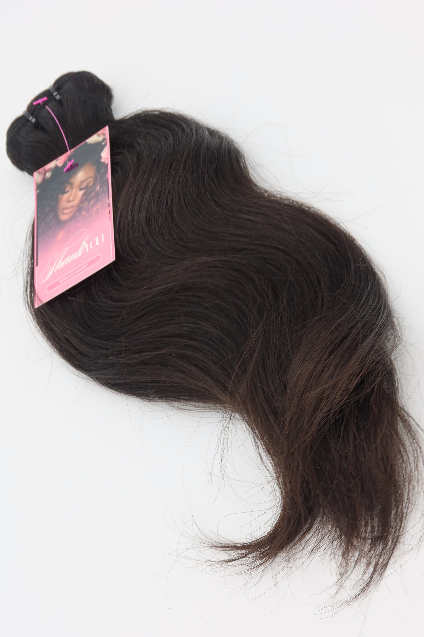 12” Raw Indian Straight Human Hair Bundle