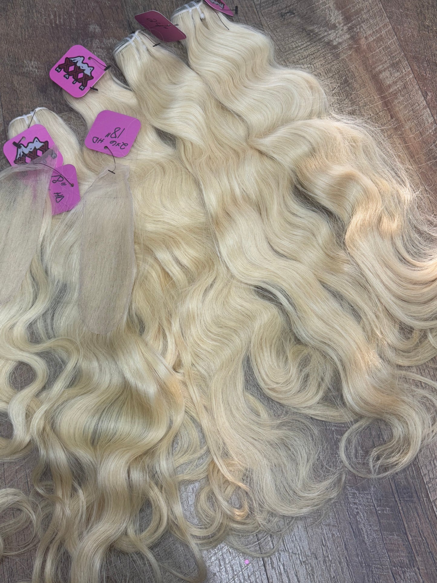 6pcs Raw Cambodian Blonde #613 Hair Bundles Wholesale Deal