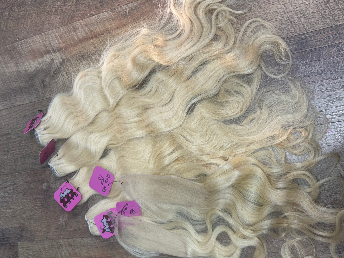 6pcs Raw Cambodian Blonde #613 Hair Bundles Wholesale Deal