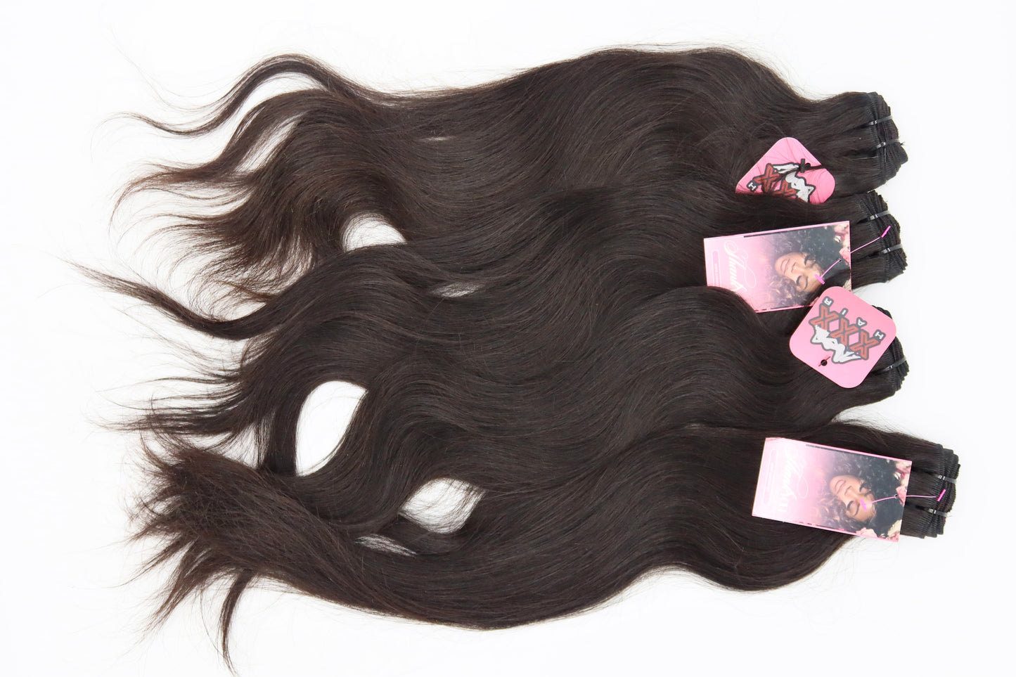 20” Raw Indian Straight Human Hair Bundle