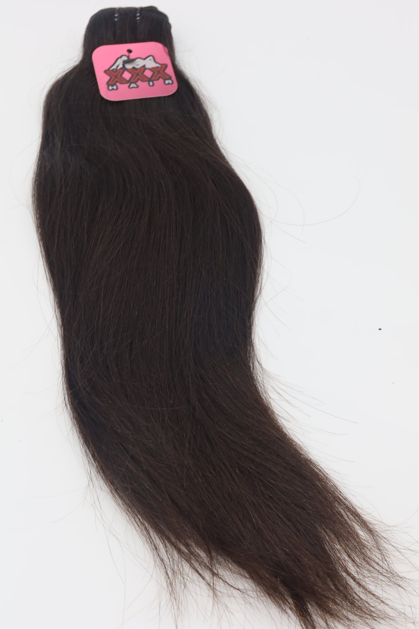16” Raw Indian Straight Human Hair Bundle