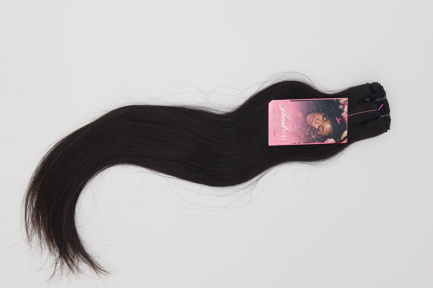 18” Raw Indian Straight Human Hair Bundle