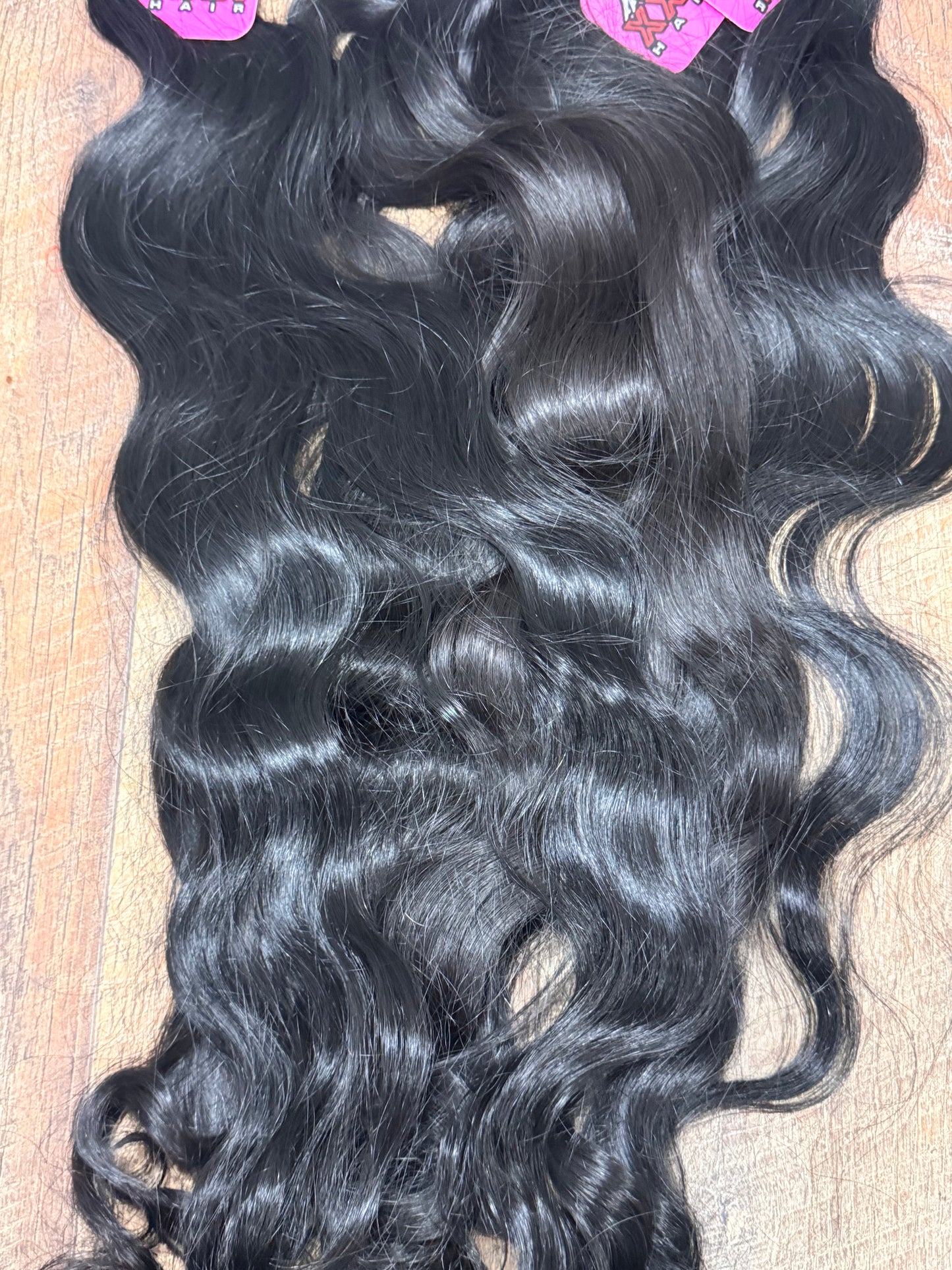 4 Bundles of 32” Raw Cambodian Wavy Human Hair Bundles Deal