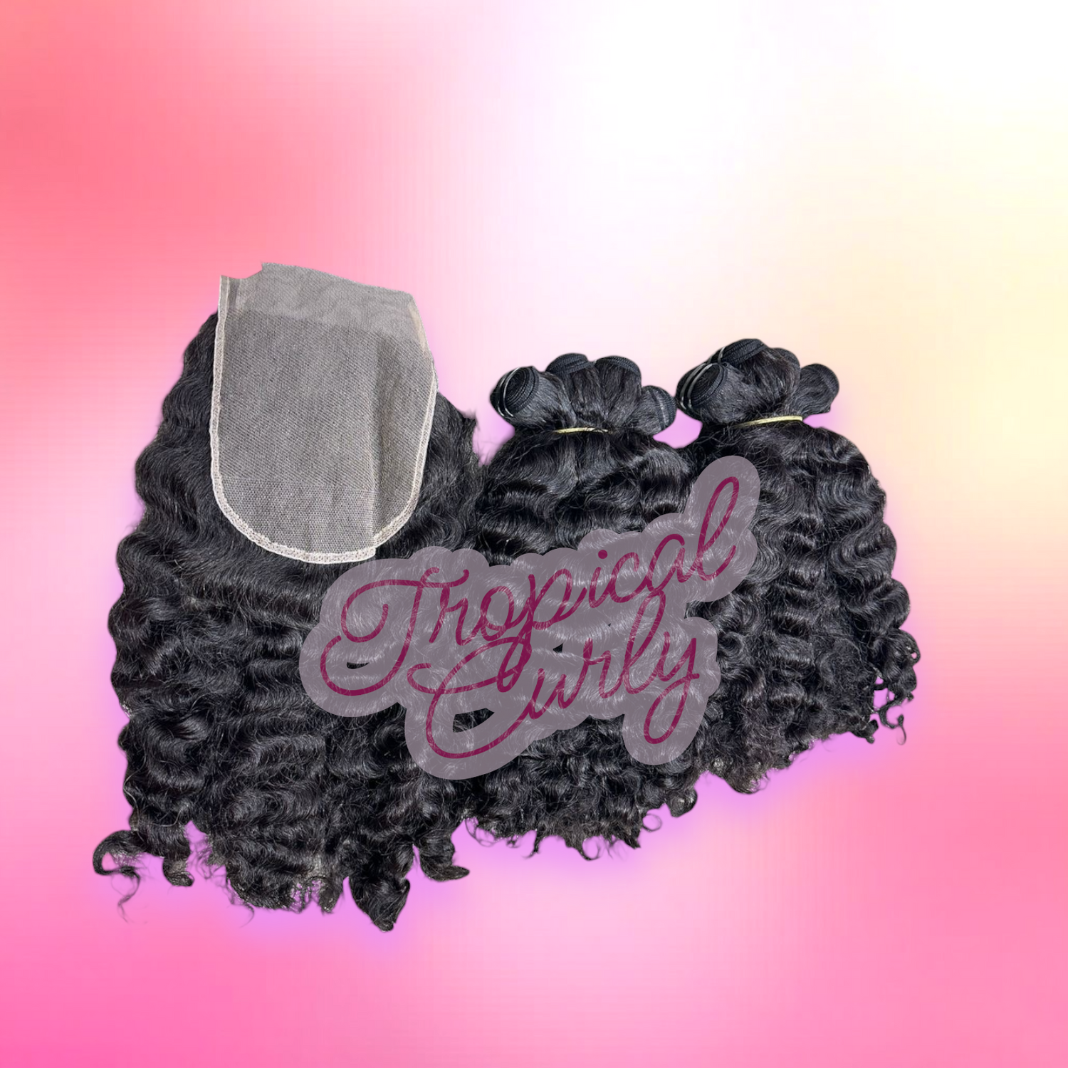 Virgin Tropical Curly Human Hair