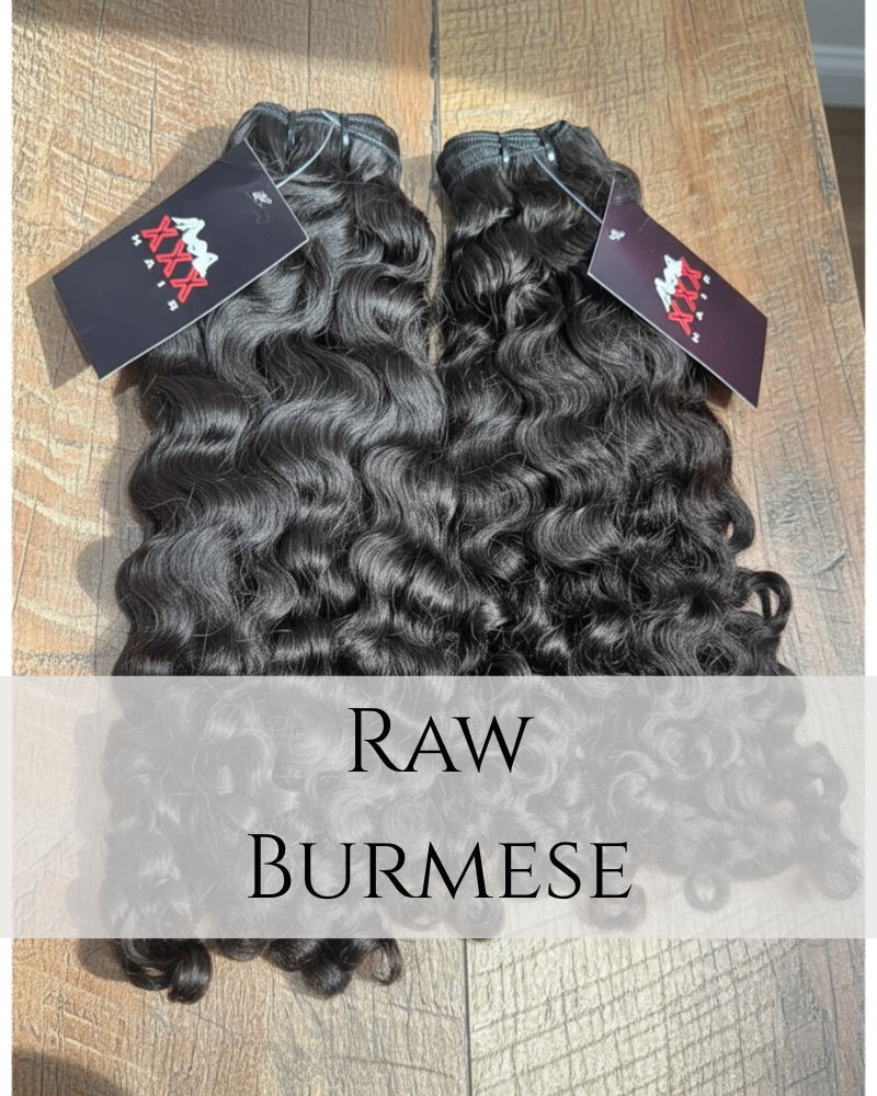 Raw Burmese Curly Hair Bundles