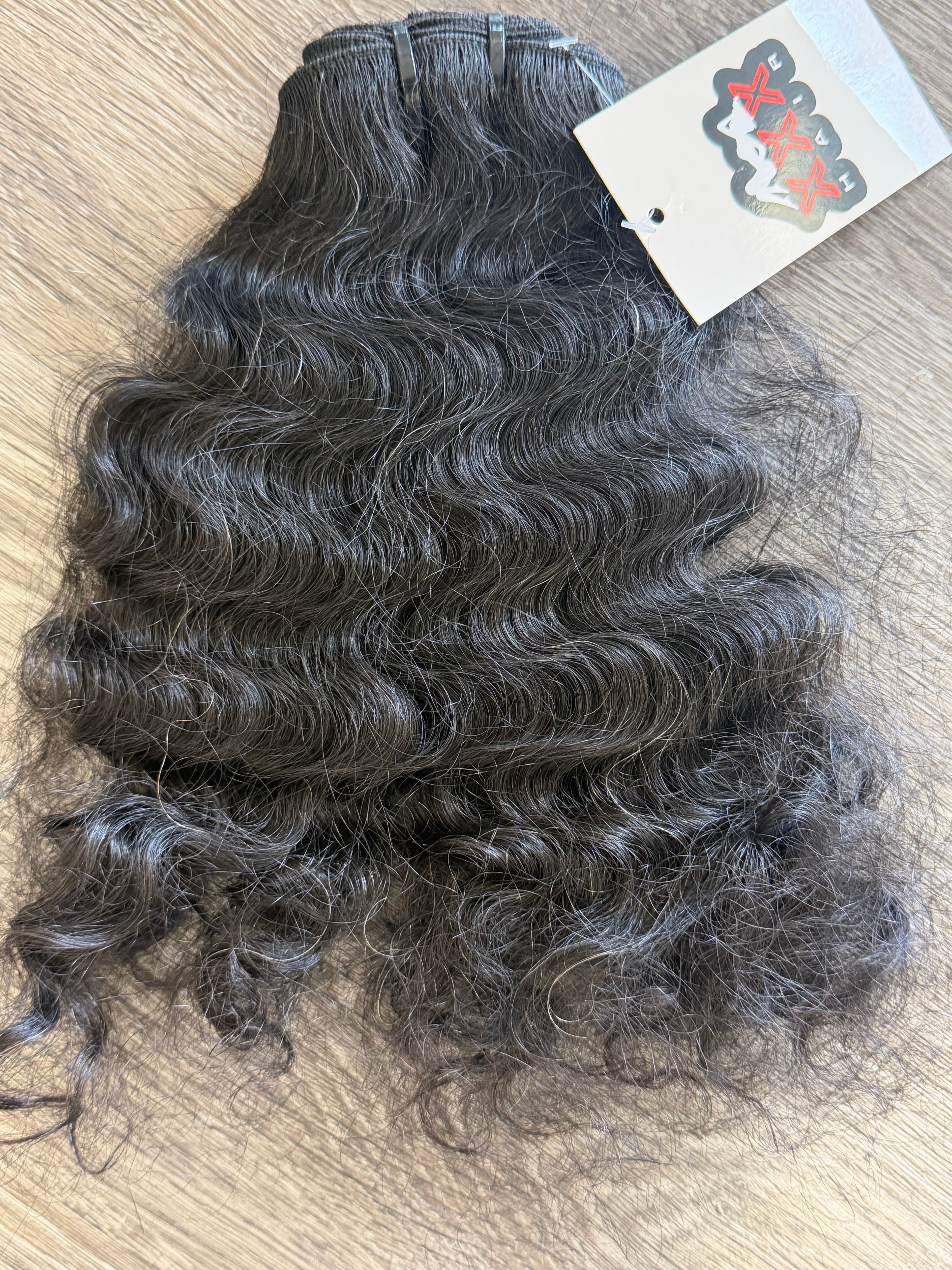 14” Raw Indian Curly Human Hair Bundle (SALE)