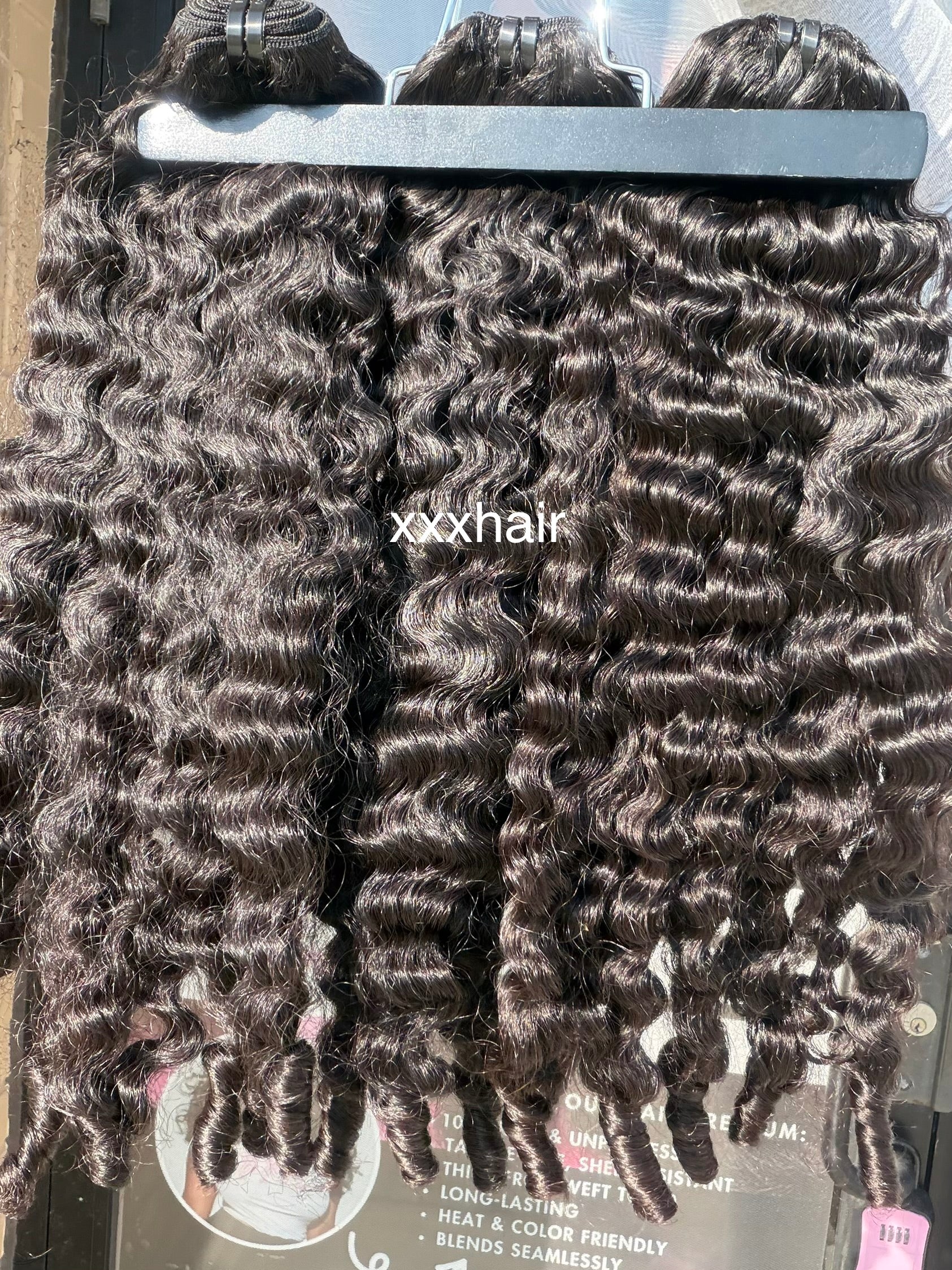 24” Burmese Curly Virgin Human Hair Bundle