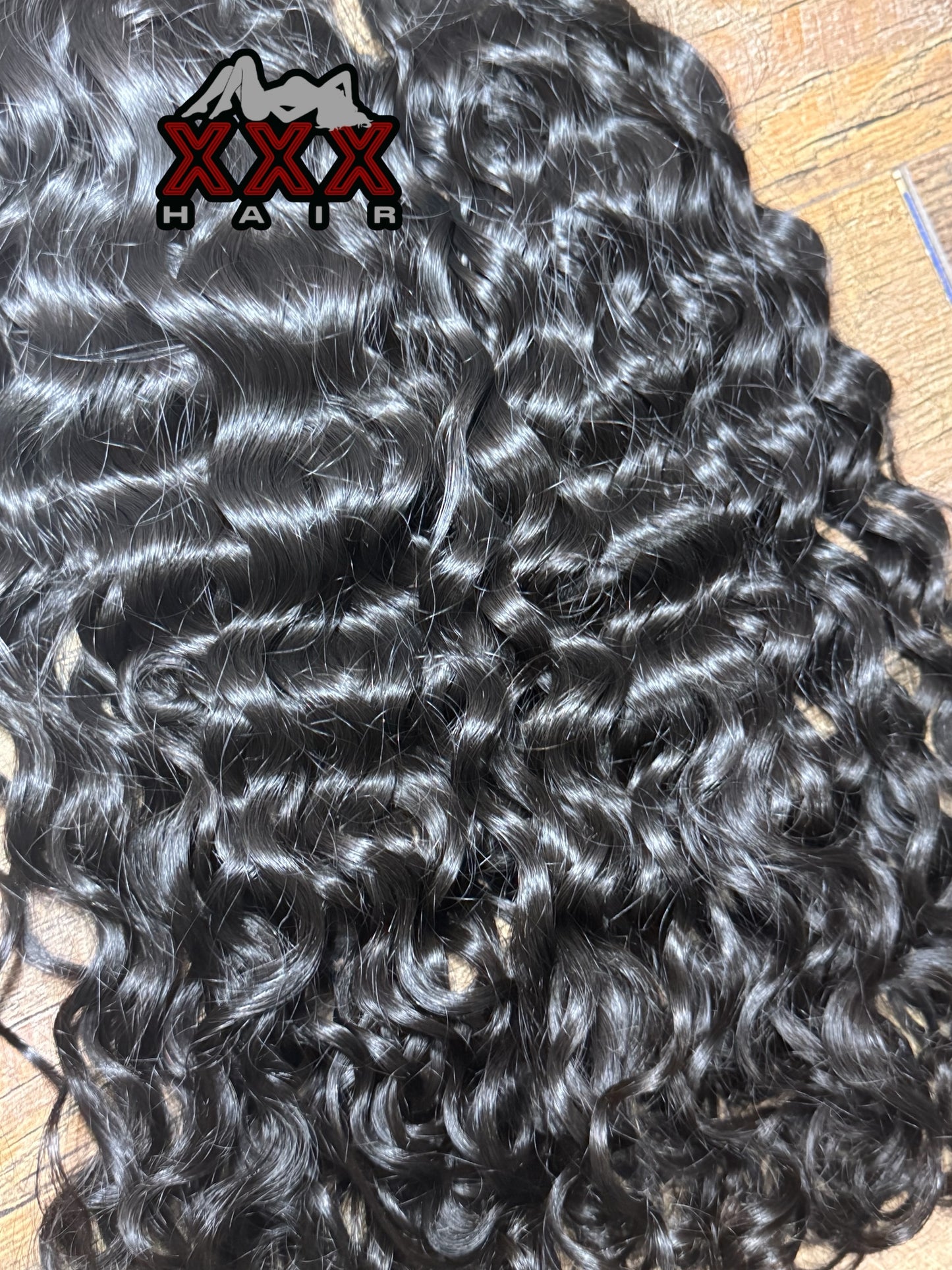 2 bundles of 16” Virgin Ocean Wave Human Hair