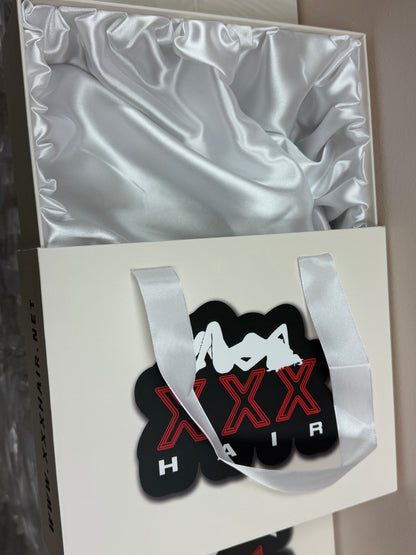 XXXHAIR Designer Wig Hair Extension Storage Satin Handle Box