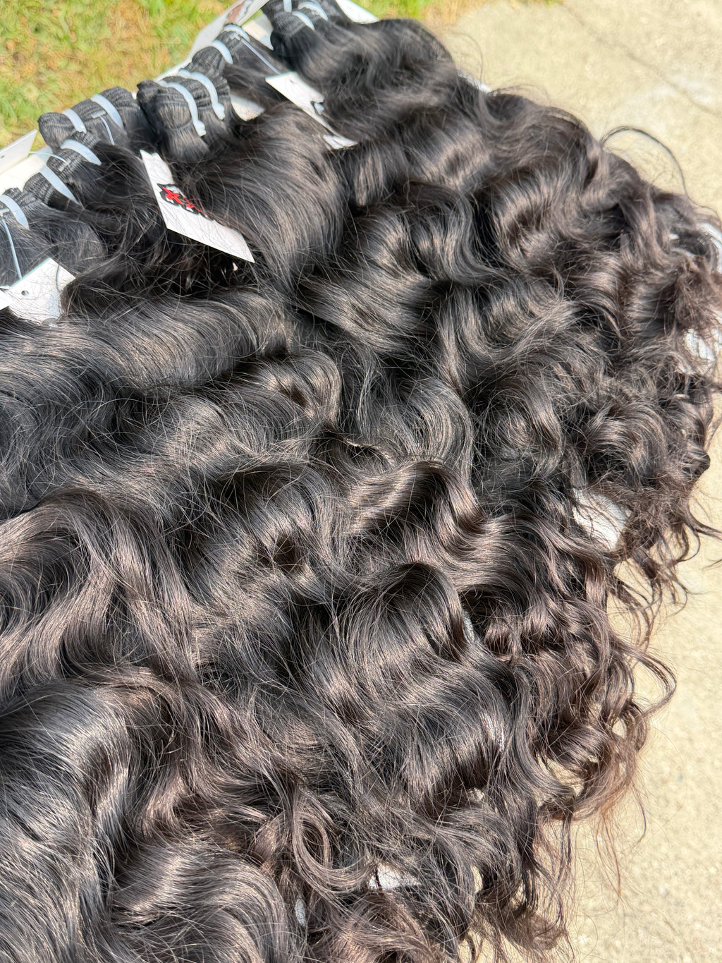 18” Raw Indian Wavy Human Hair Bundle