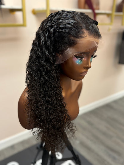 20” Raw Burmese Curly HD 13*4 Lace Frontal Wig