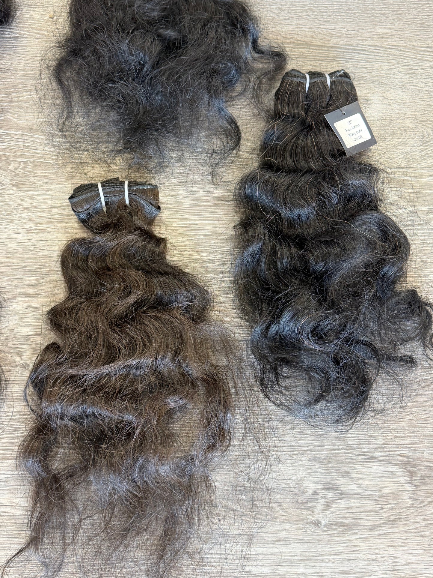 20” Raw Indian Wavy Human Hair Bundle (SALE)