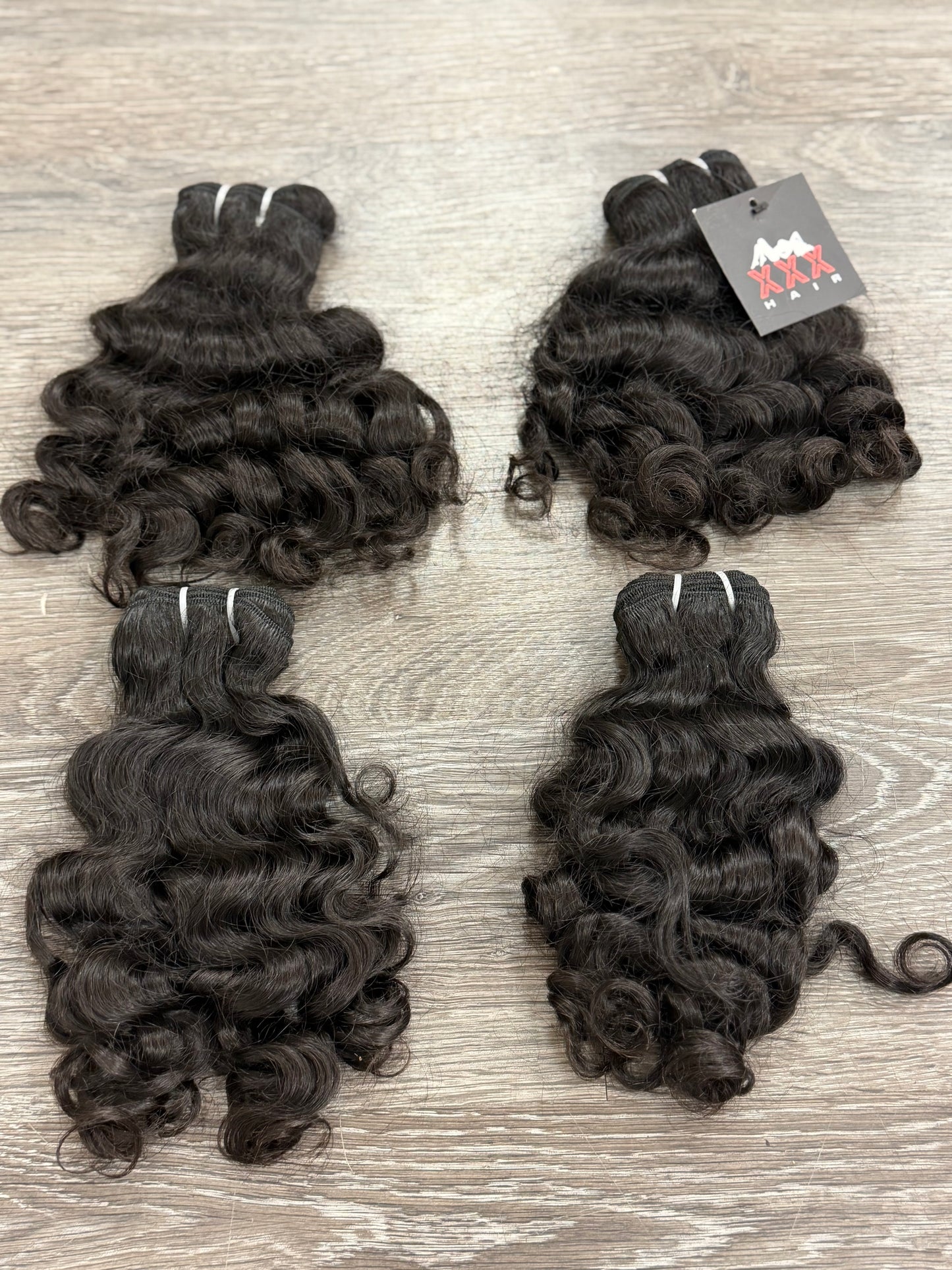20” Raw South Indian Curly Unprocessed Human Hair Bundle