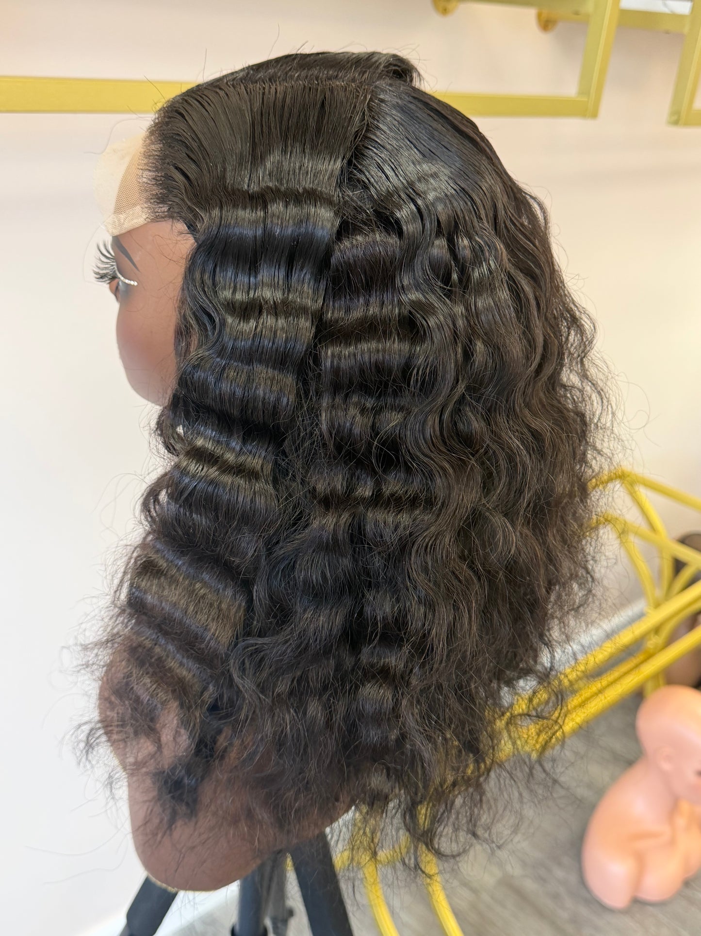 12” Virgin Brazilian Human Hair HD 5*5 Lace Closure Wig
