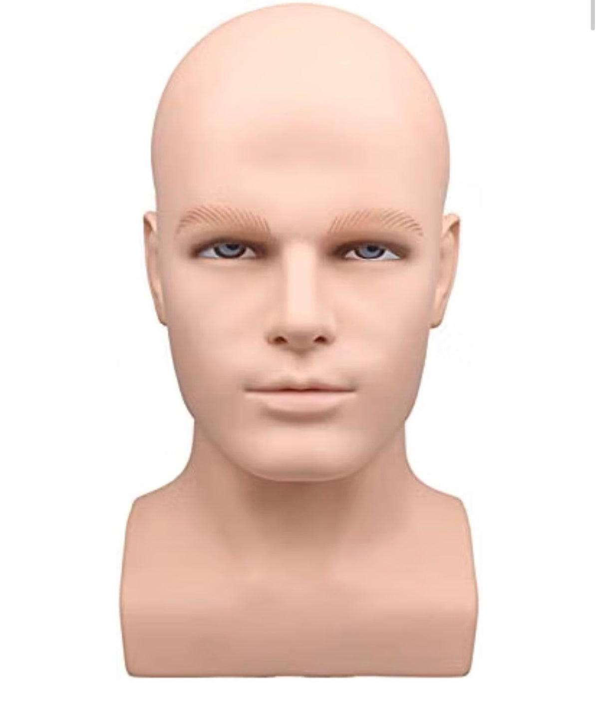 Male Foam Mannequin Head for Wigs Hats Headphones Masks Display