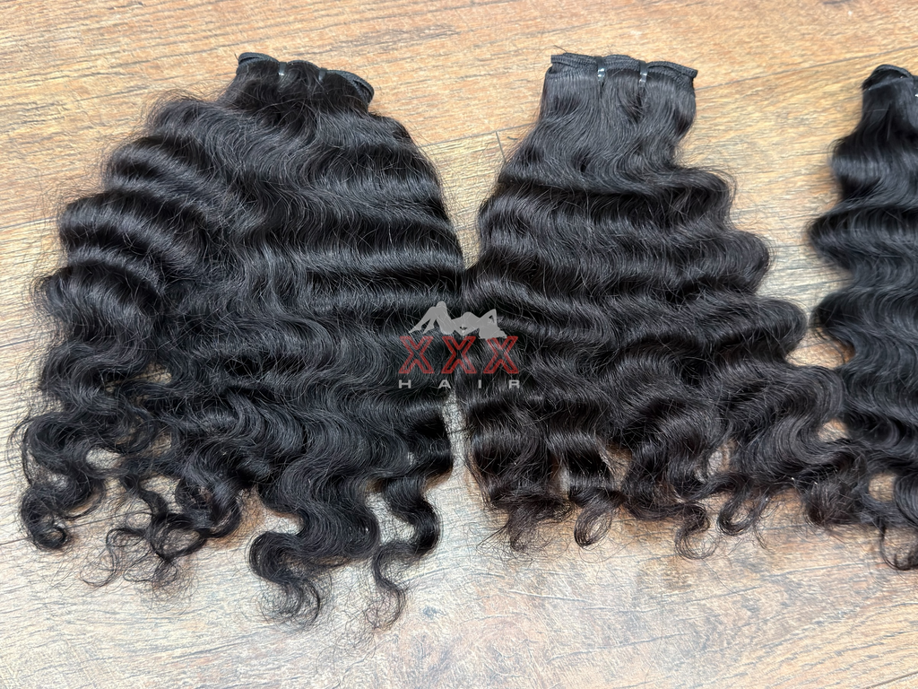 14” Raw Seawave Curly Human Hair Bundle (one bundle)