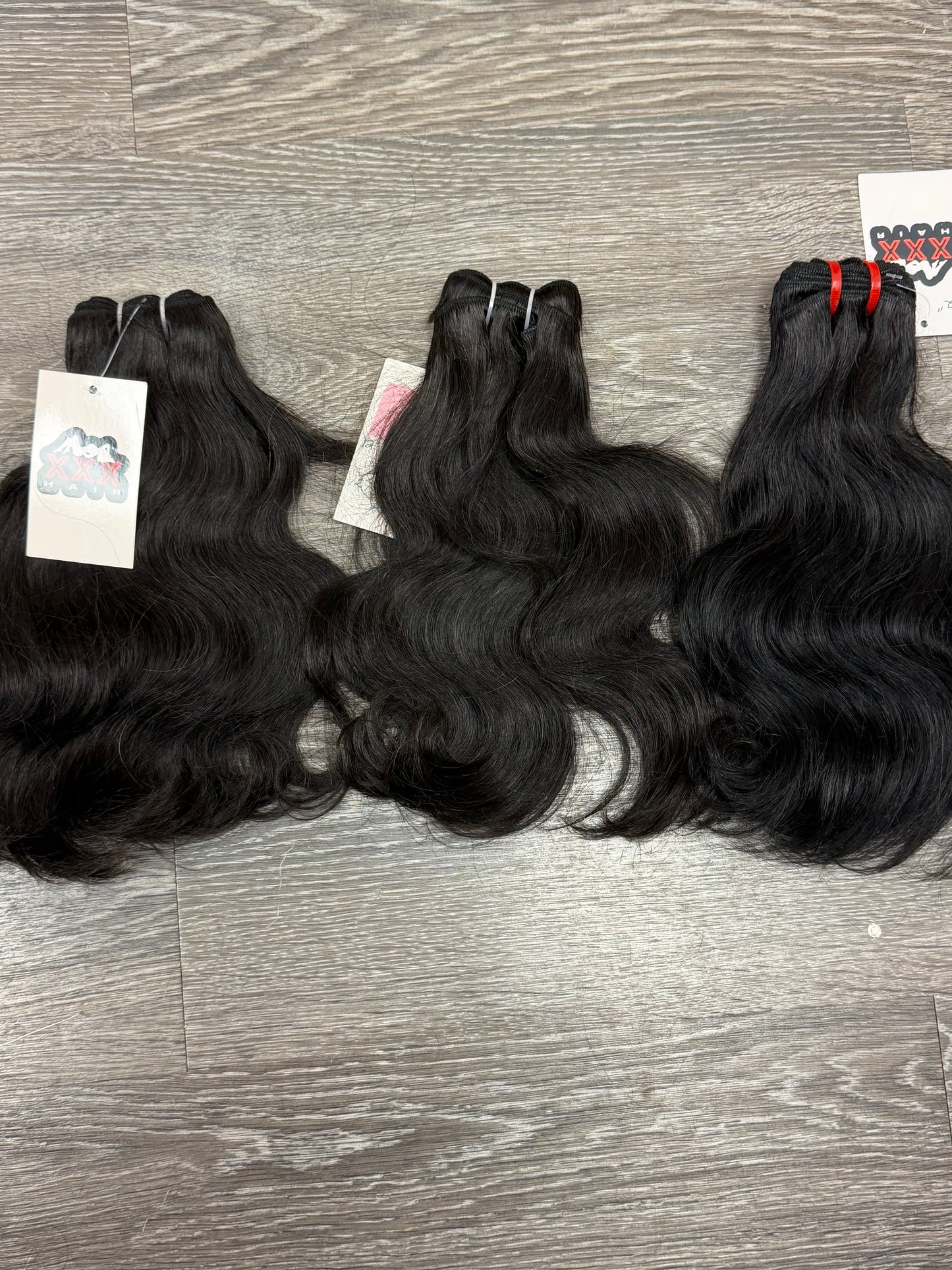 3 Bundles Of Virgin Brazilian Body Wave Hair Deal 12”12”12”
