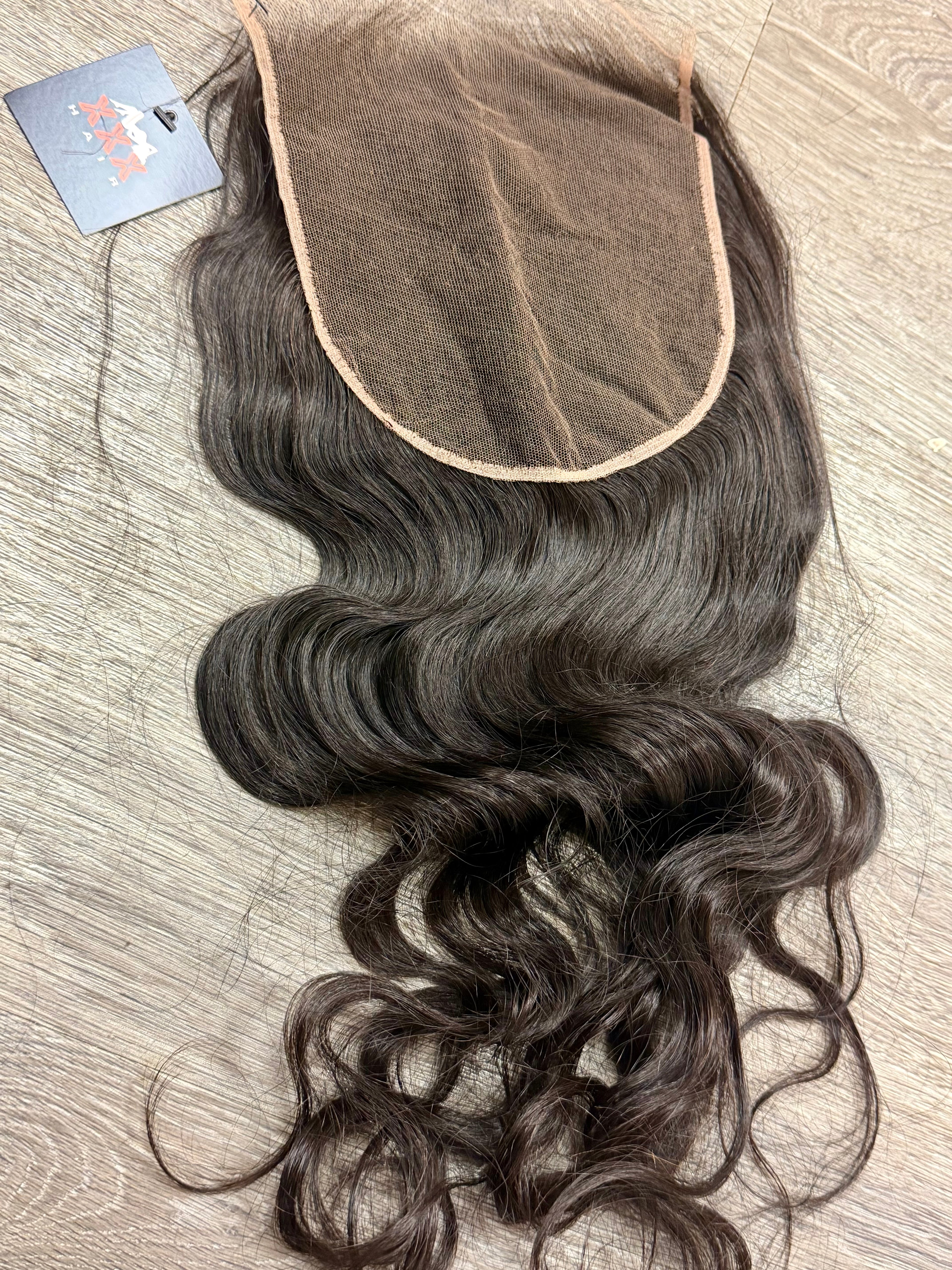 20” Ultra-HD Body Wave 7*7 Natural Color Virgin Human Hair Lace Closure