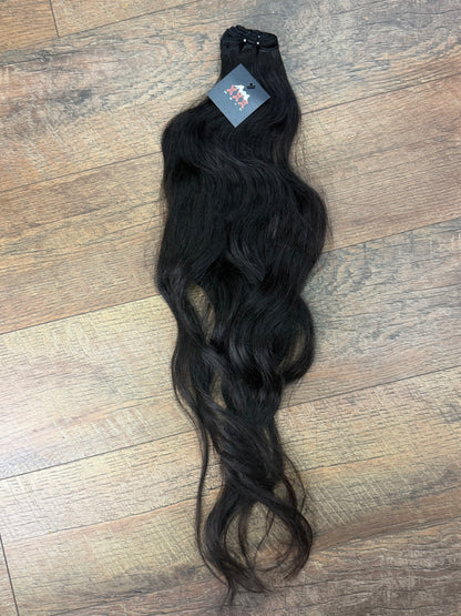 26” Raw Indian Natural Wave SALE