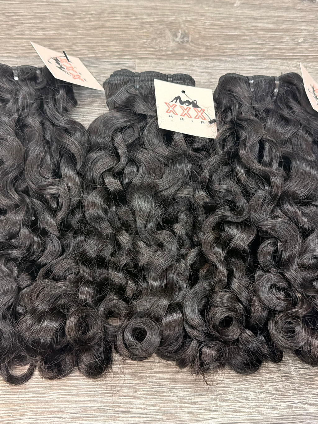 3 Bundles Of Virgin Indian Curly Hair Deal 16”16”16”