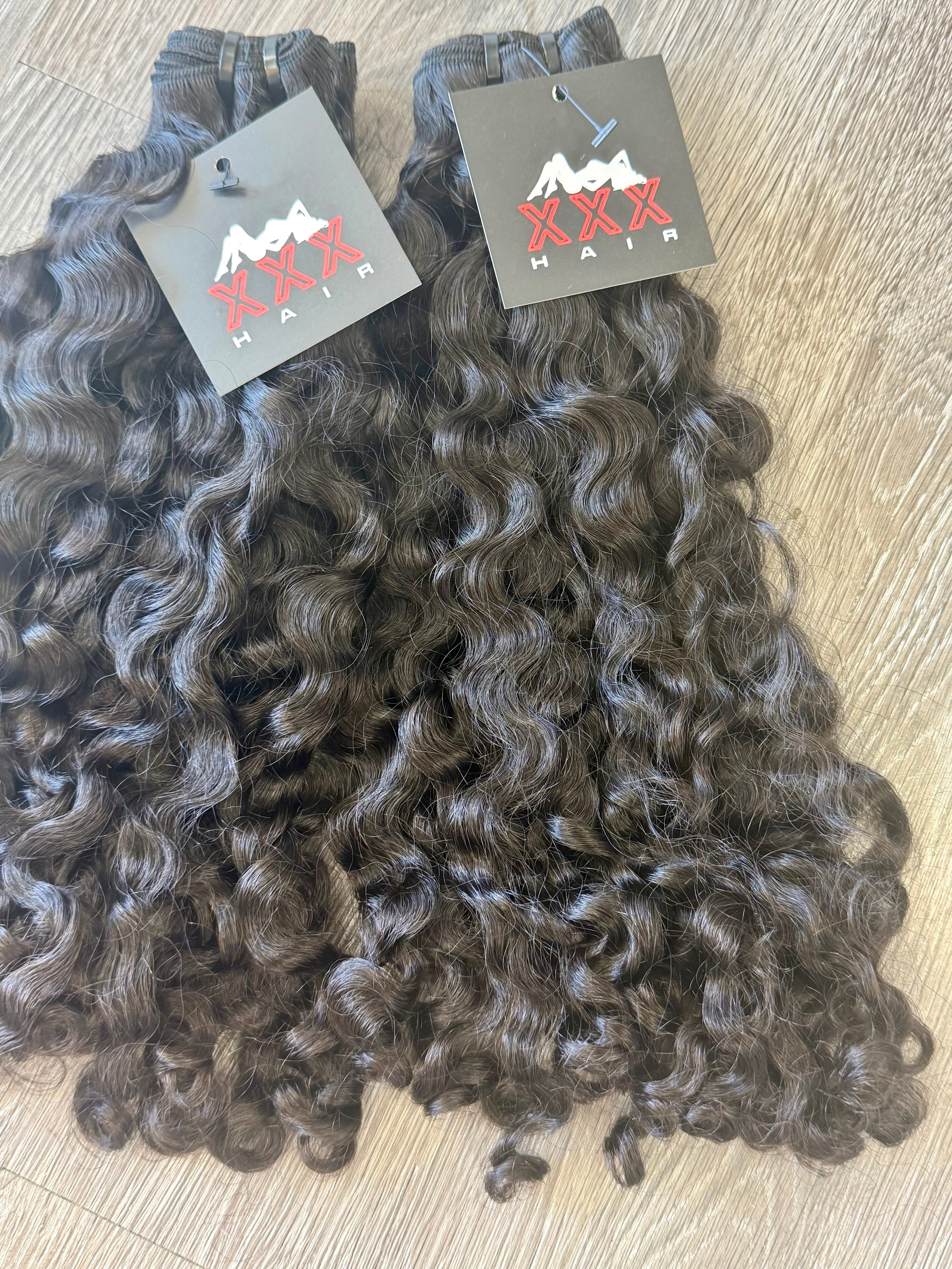 22” Virgin Burmese Single Donor Hair Bundle