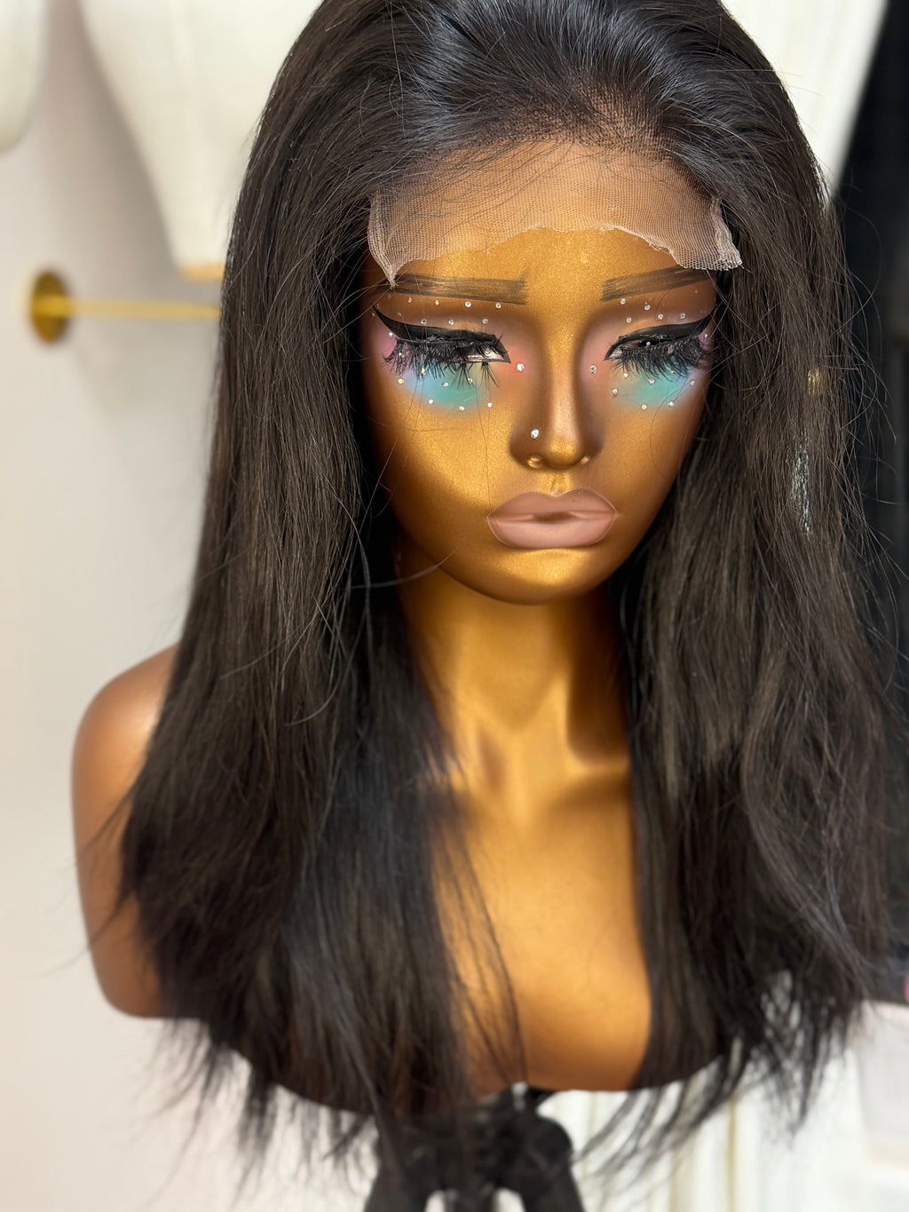 14” Raw Cambodian Straight 6*6 HD Lace Closure Human Hair Wig