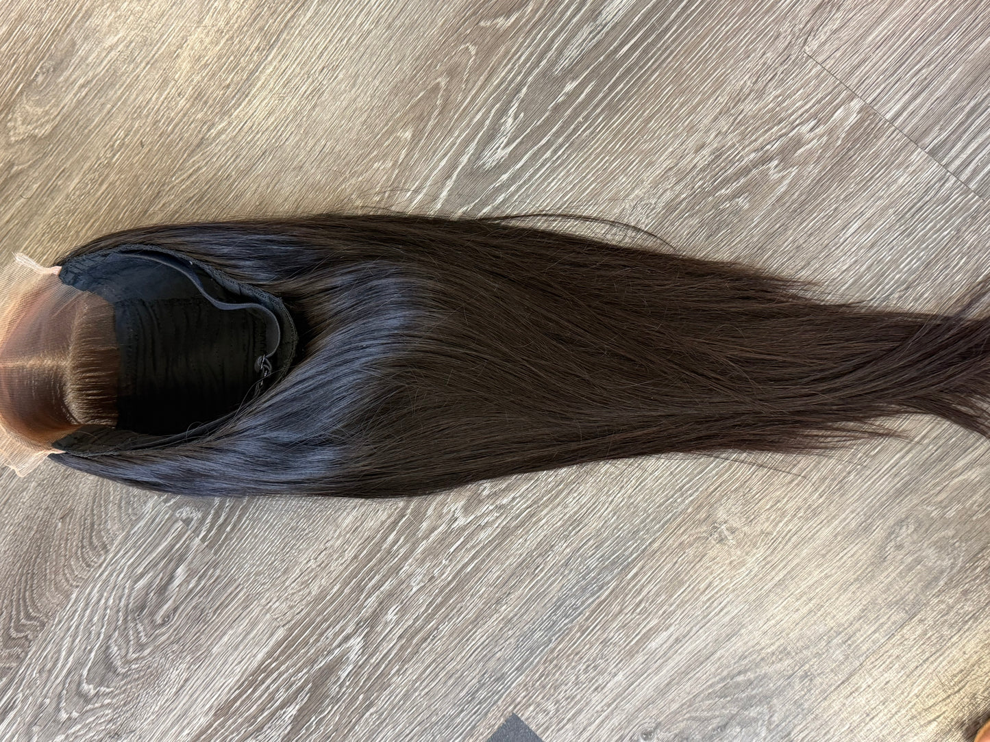 20” Virgin Cambodian Straight HD 6*6 Lace Closure Human Hair Wig