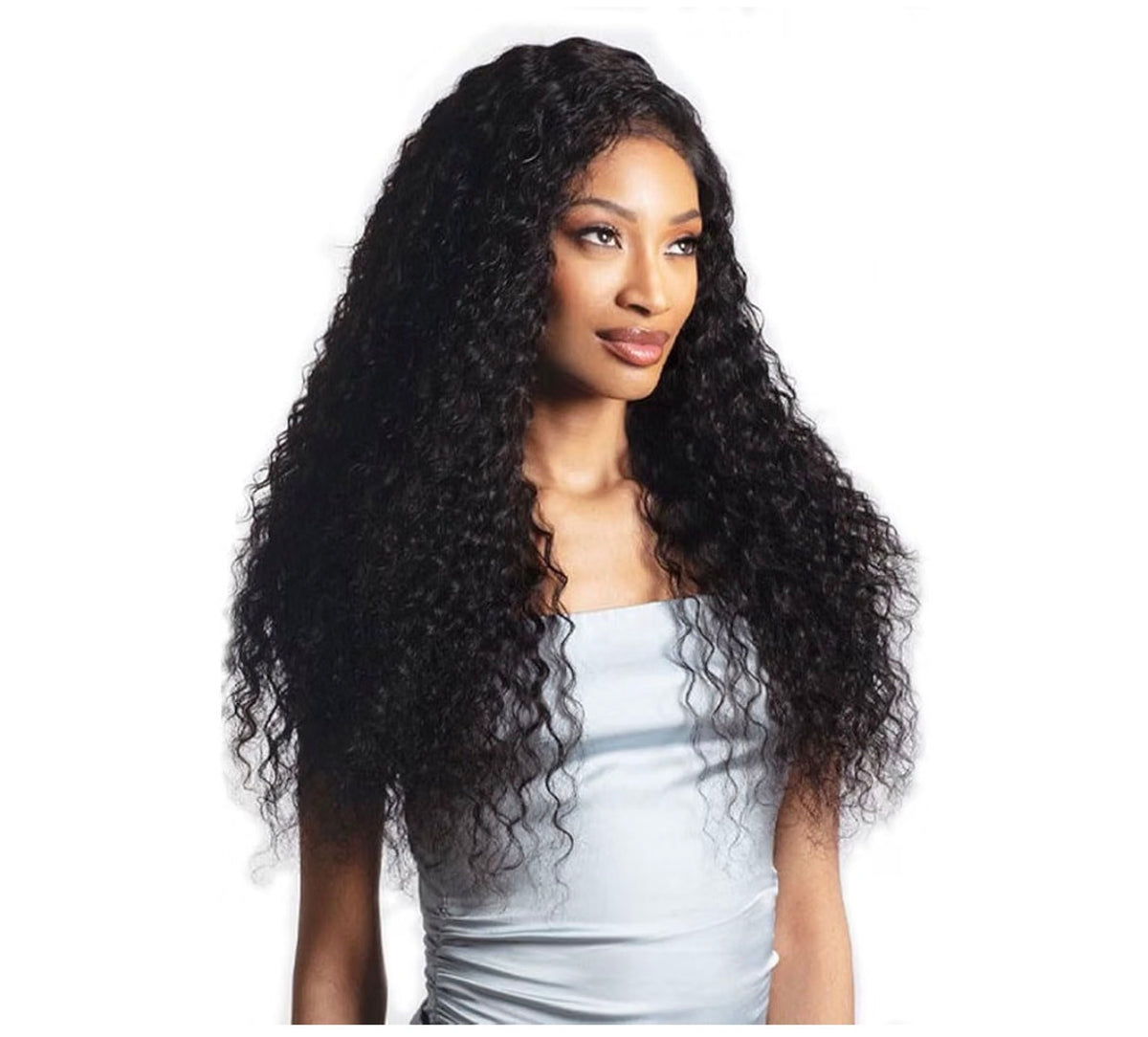 Shake N Go Glossy – 2x6 Wet & Wavy Deep Wave Lace Closure 12”