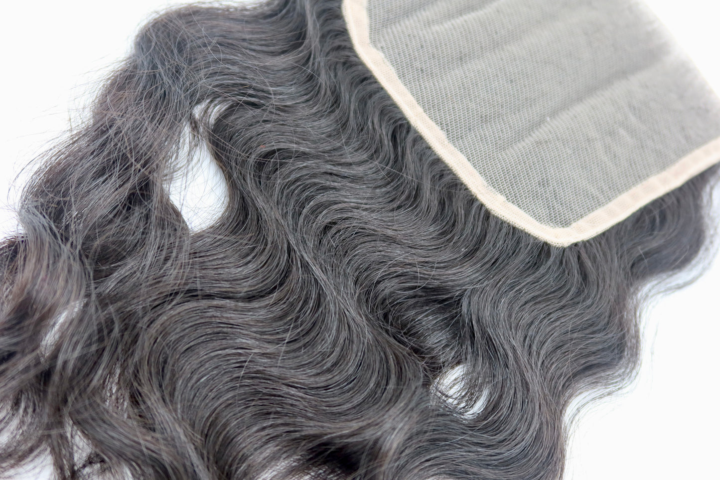 14” Raw Indian 5*5 Human Hair Lace Closure