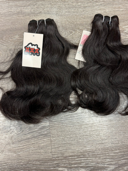 3 Bundles Of Virgin Brazilian Body Wave Hair Deal 12”12”12”