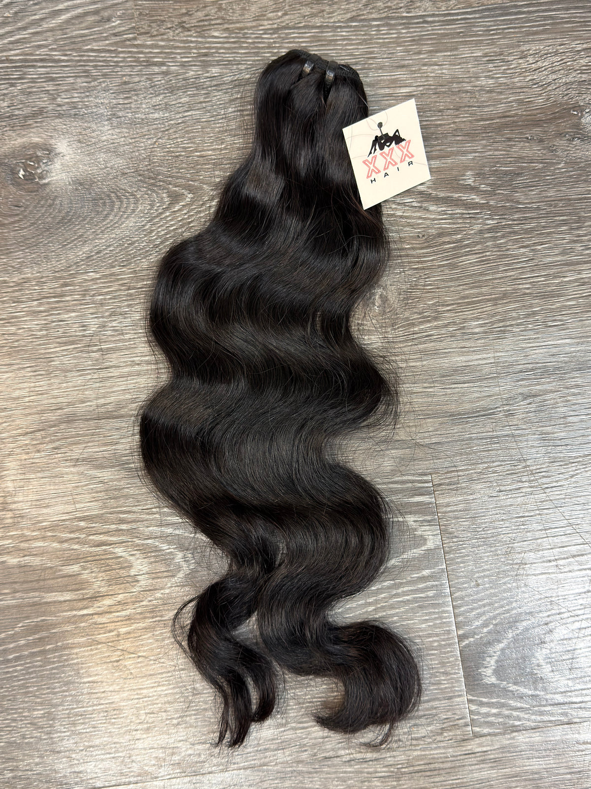 20” Raw Cambodian Wavy Human Hair Bundle