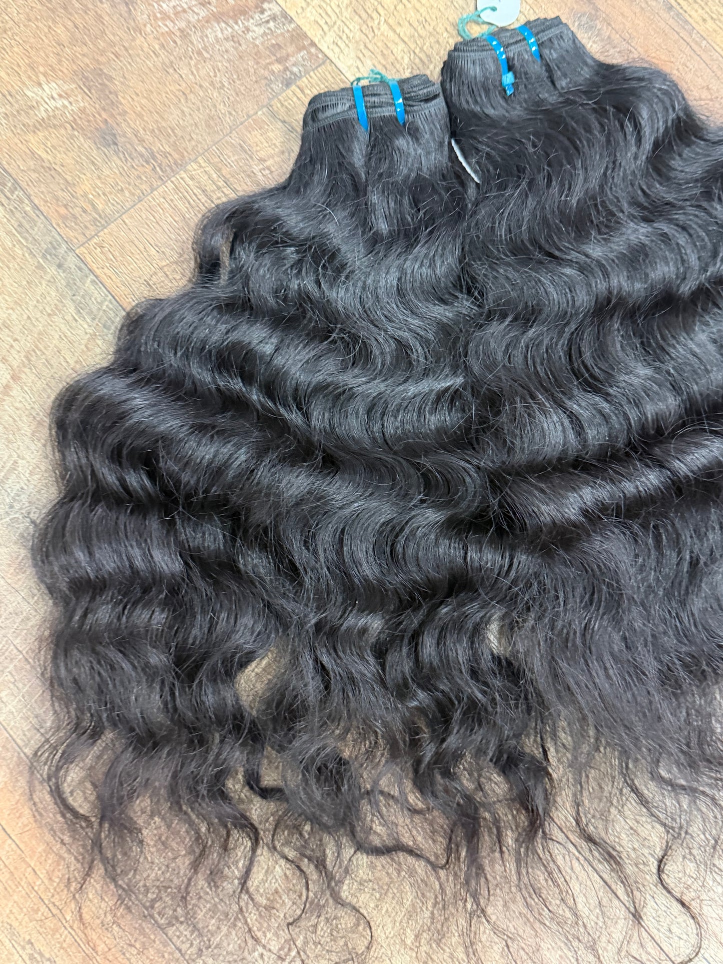2 Bundles Of Raw Indian Curly Black Hair Deal 20”20”