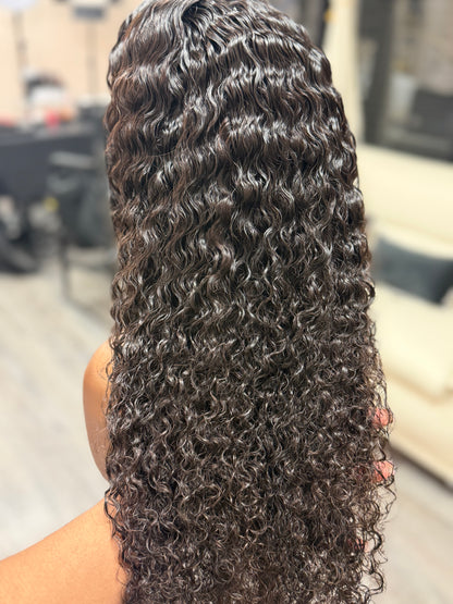 20” Raw Burmese Curly HD 13*4 Lace Frontal Wig