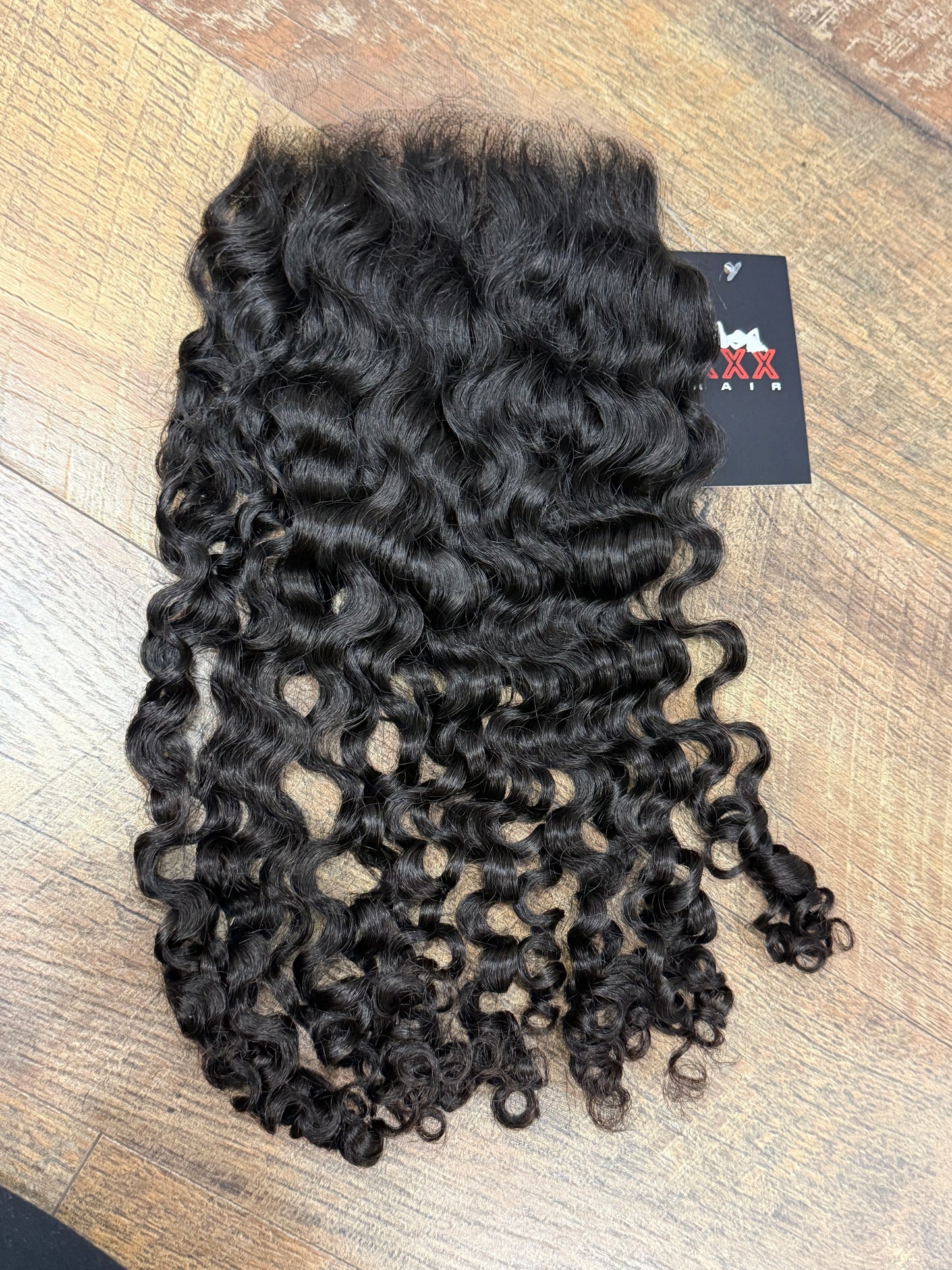 18” HD 6*6 Raw Burmese Curly Lace Closure