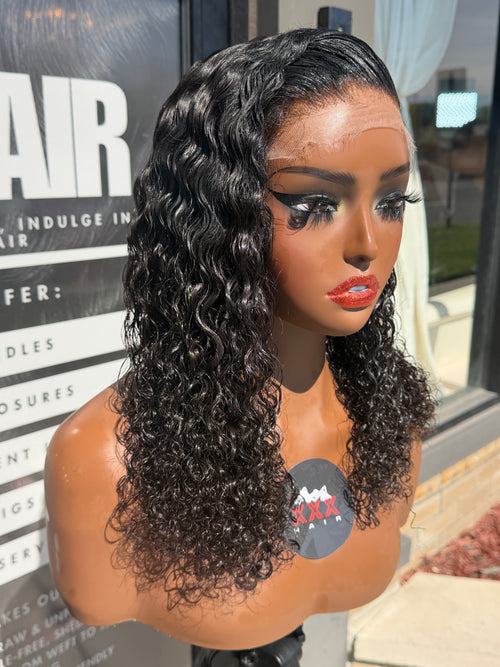 14” Raw Burmese HD 6*6 Lace Closure Wig