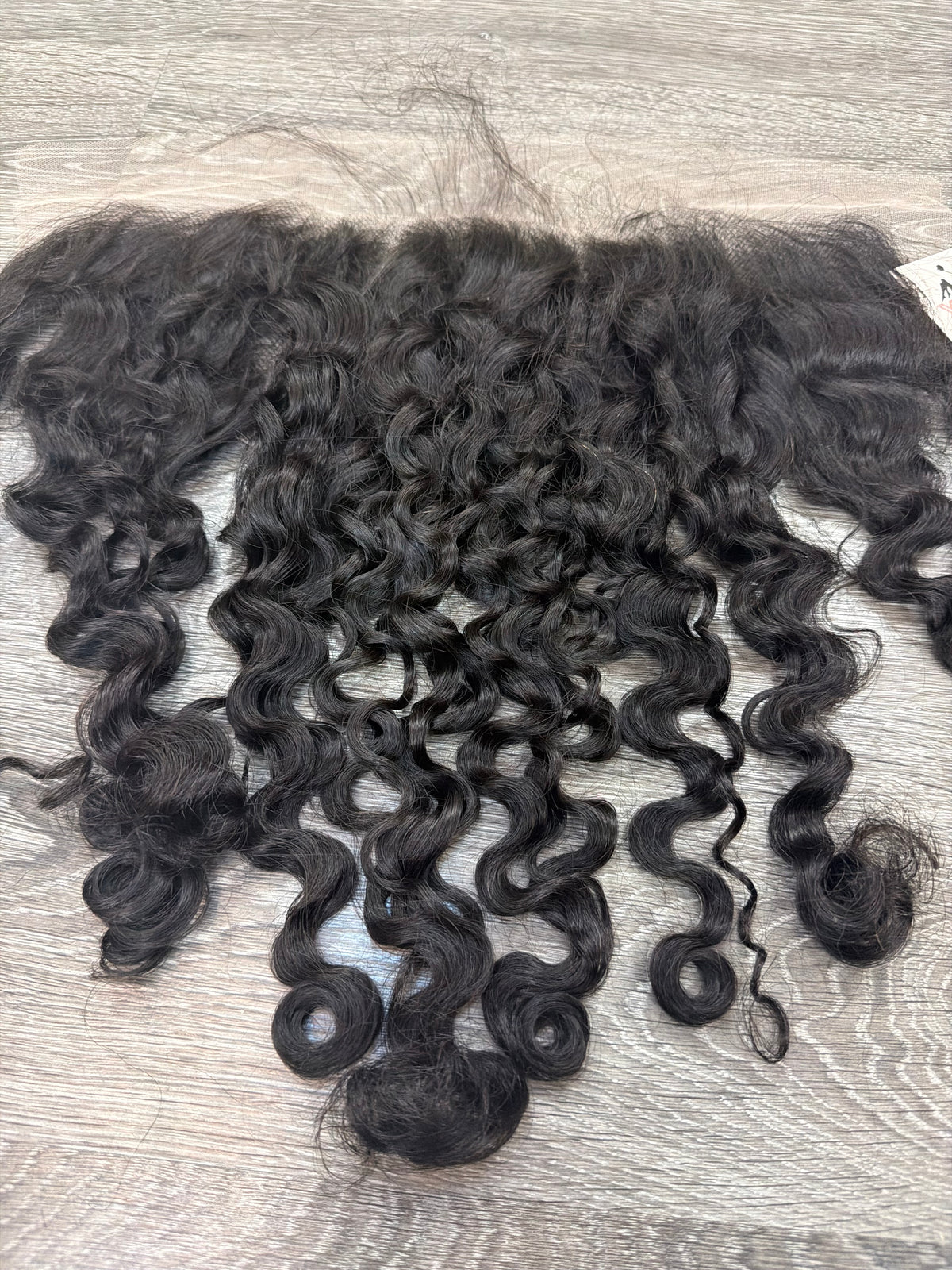 18” Virgin Indian Curly HD 13*6 Lace Frontal