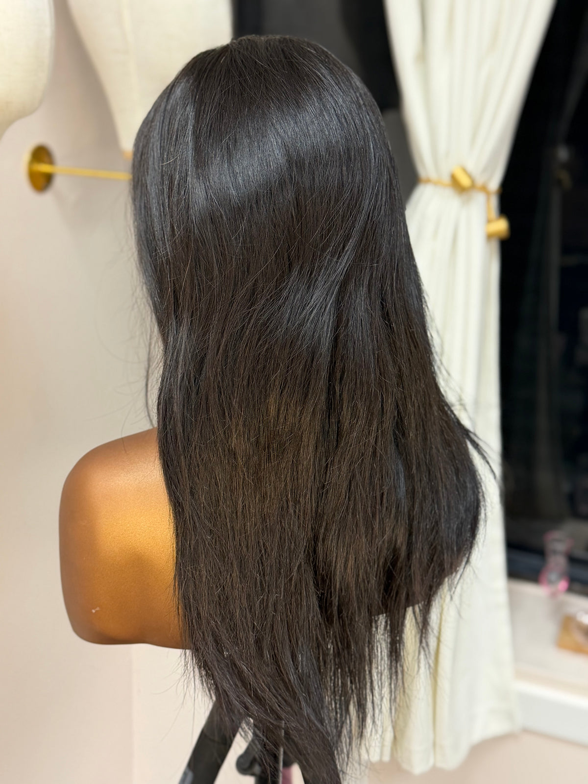 14” Raw Cambodian Straight 6*6 HD Lace Closure Human Hair Wig