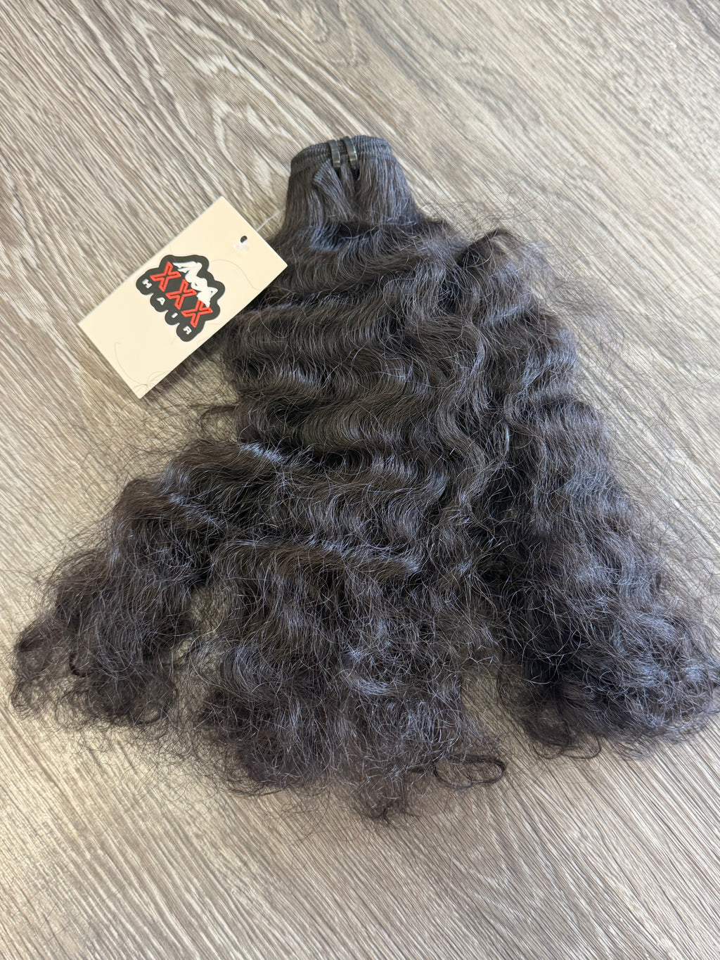 16” Raw Indian Curly Human Hair Bundle (SALE)