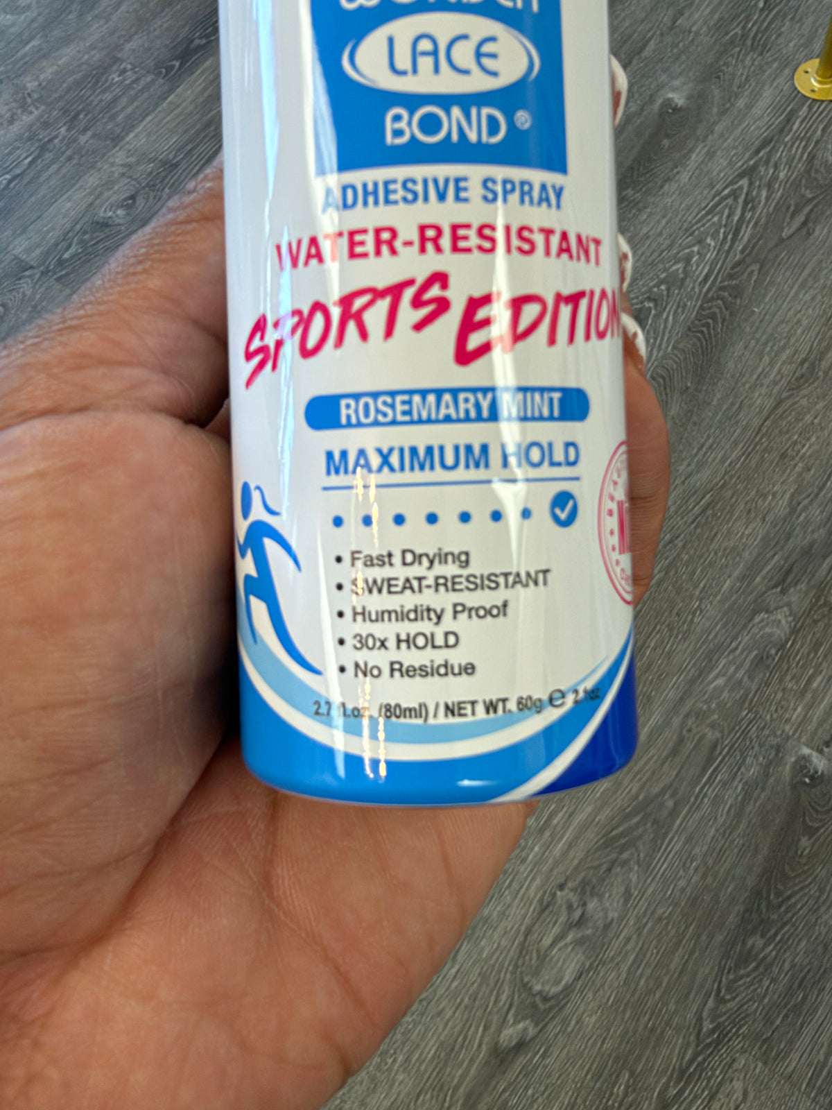 EBIN Wonder Lace Adhesive Bond Sports Edition Max Hold Spray 2.1oz