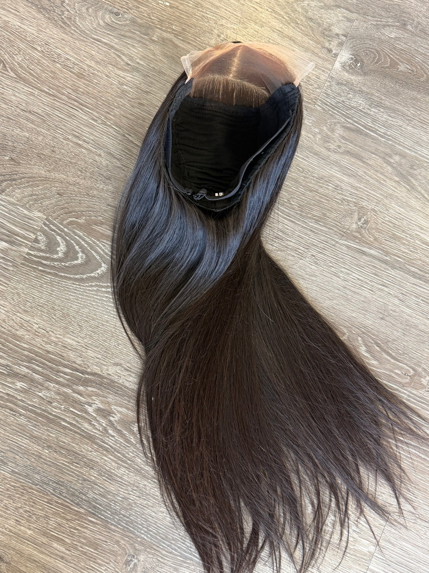 20” Virgin Cambodian Straight HD 6*6 Lace Closure Human Hair Wig