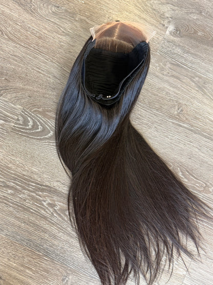 20” Virgin Cambodian Straight HD 6*6 Lace Closure Human Hair Wig