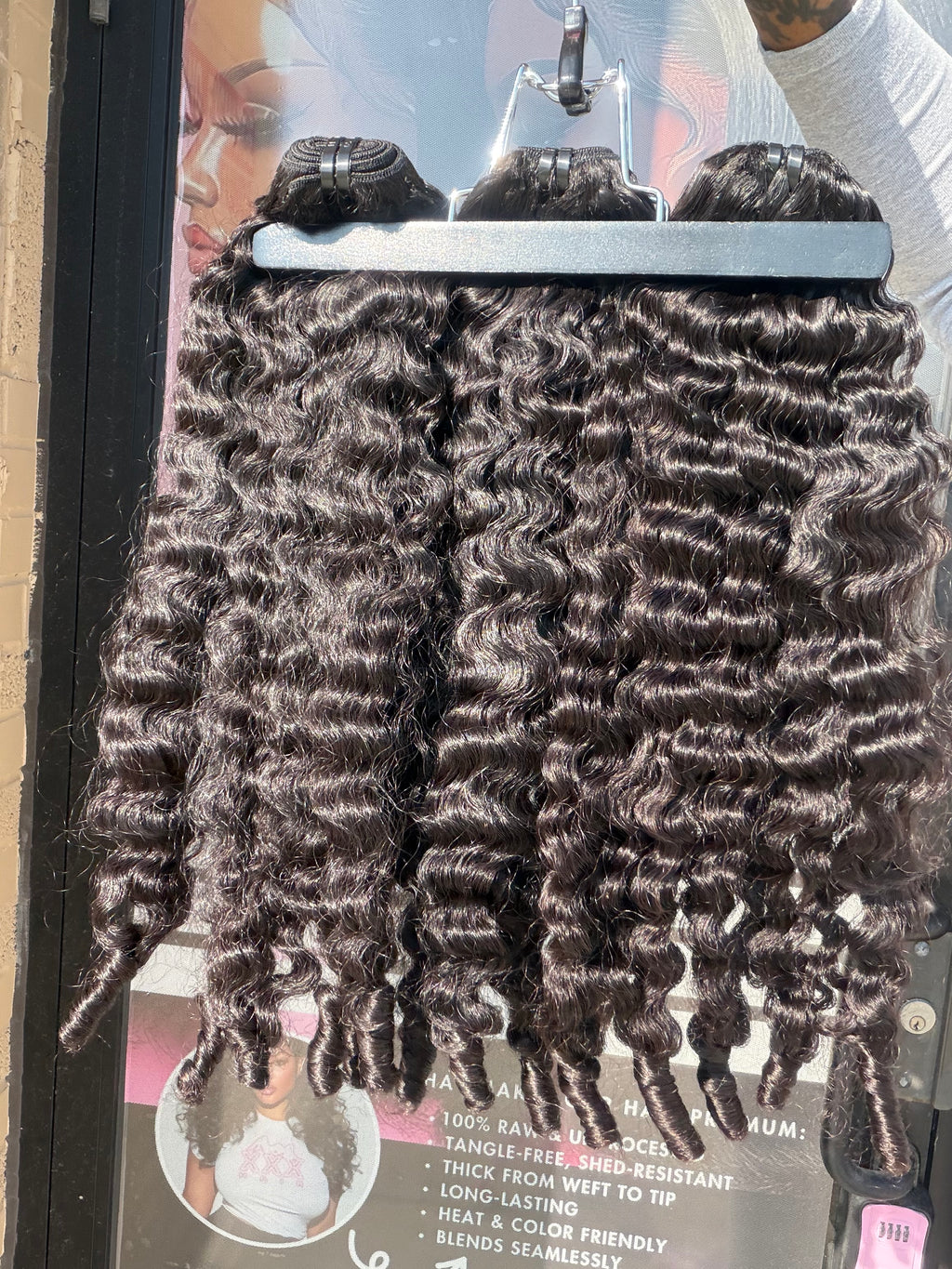 26” Burmese Curly Virgin Human Hair Bundle