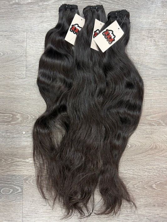 3 Bundles Raw Indonesian Single Donor Natural Straight Hair Deal 28”28”28”